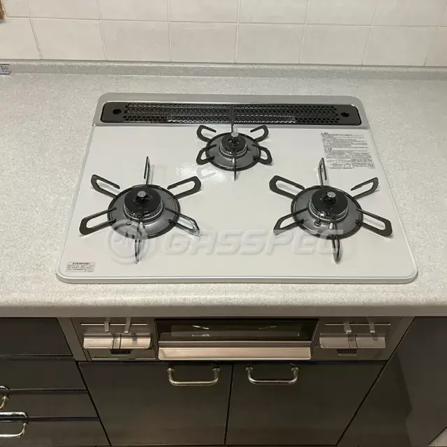 交換後のビルトインガスコンロ（パロマ PD-509WS-60CV）