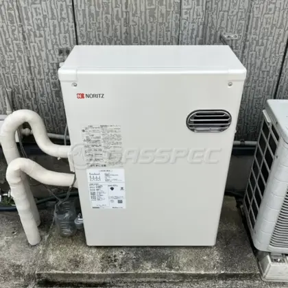 施工後の給湯器（ノーリツ OQB-3706Y）