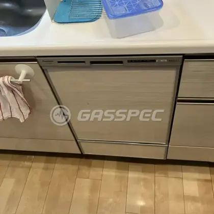 施工後のビルトイン食洗機（パナソニック NP-45RD9S）