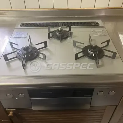 施工後のビルトインガスコンロ（ノーリツ N3WU5PWAP2STE）