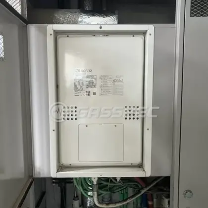 施工後の暖房熱源機（ノーリツ GTH-C2460SAW3H-H-1 BL）