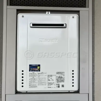 施工後の給湯器（ノーリツ GT-2070SAW BL）