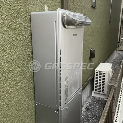 施工後の暖房熱源機（リンナイ RUFH-E2407SAW2-3(A)）