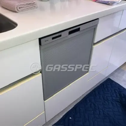施工後のビルトイン食洗機（リンナイ RSW-405AA-SV）