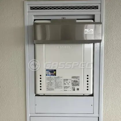 施工後の給湯器（ノーリツ GT-2470SAW BL）