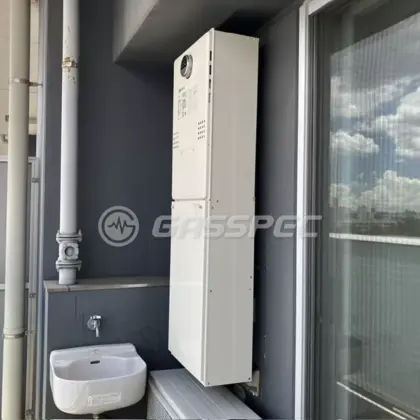 施工後の暖房熱源機（ノーリツ GTH-C2460AW3H-1 BL）
