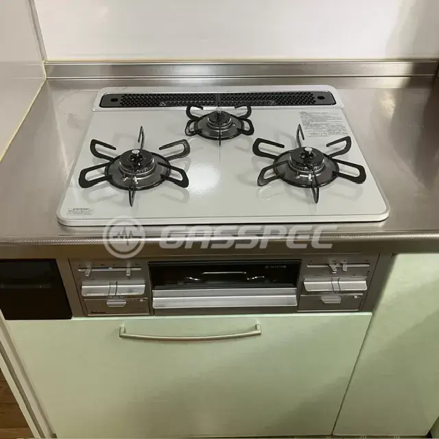 交換後のビルトインガスコンロ（パロマ PD-509WS-60CV）