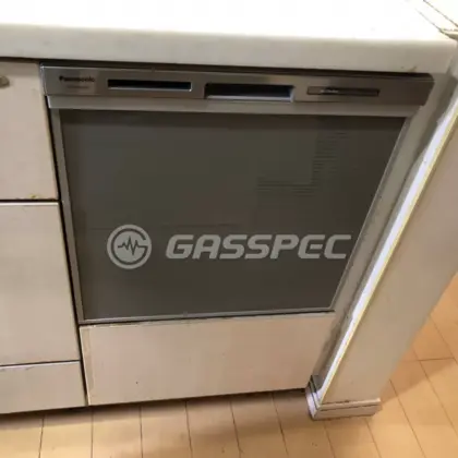 施工後のビルトイン食洗機（パナソニック NP-45MS9S）