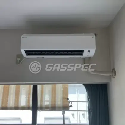 施工後のエアコン（ダイキン S365ATES-W）