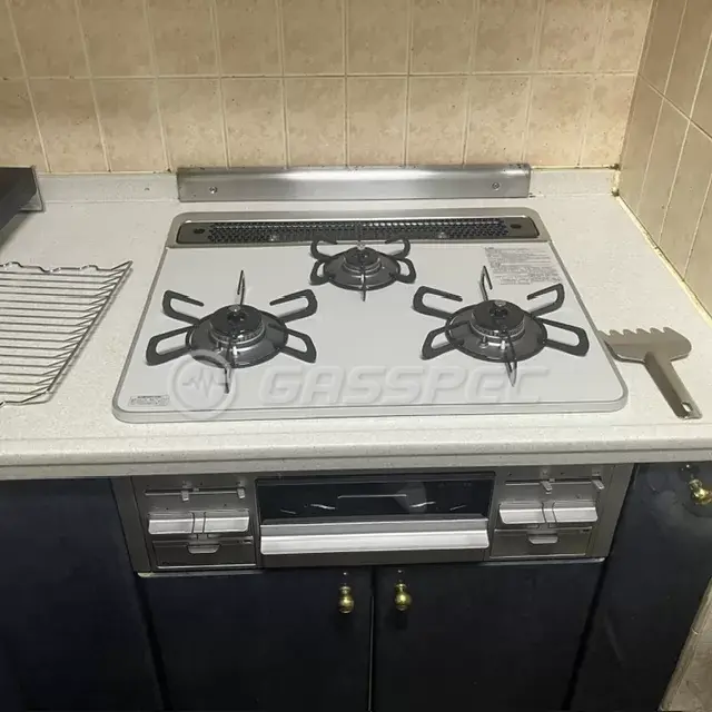 交換後のビルトインガスコンロ（パロマ PD-509WS-60CV）