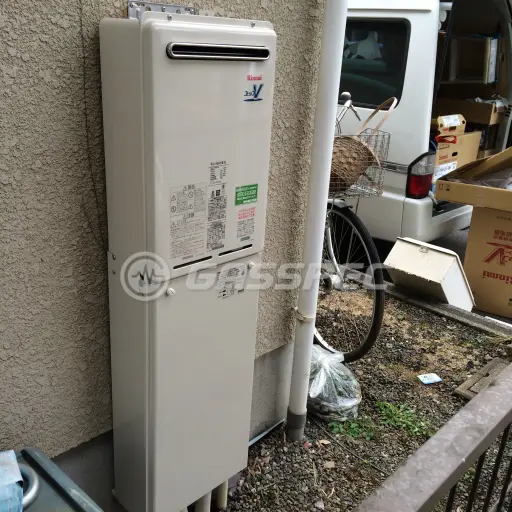交換後の給湯器（リンナイ RUJ-V2401W(A)）