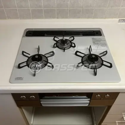 施工後のビルトインガスコンロ（パロマ PD-829WS-60CV）