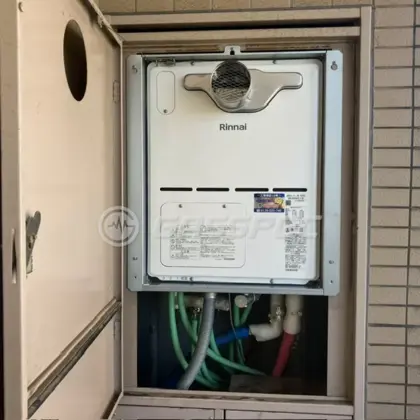 施工後の暖房熱源機（リンナイ RVD-A2400AT2-3(B)）