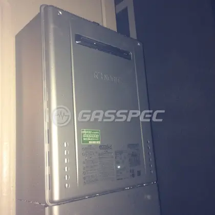 施工後の給湯器（ノーリツ GT-C2462SAWX BL）