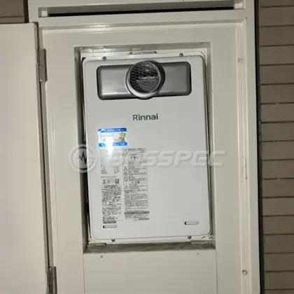 施工後の給湯器（リンナイ RUJ-A1610T(A)）