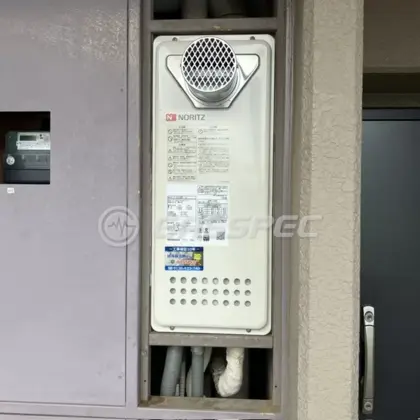 施工後の給湯器（ノーリツ GT-2053AWX-T-4 BL）