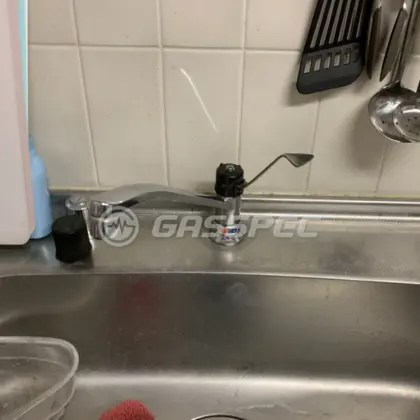 施工前の水栓・蛇口