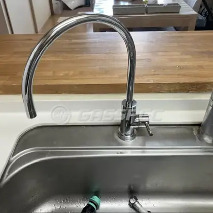施工後の水栓・蛇口（三菱 A113HU）