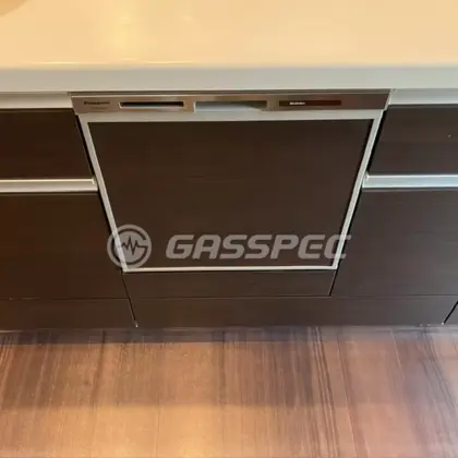 施工後のビルトイン食洗機（パナソニック NP-45MS9S）