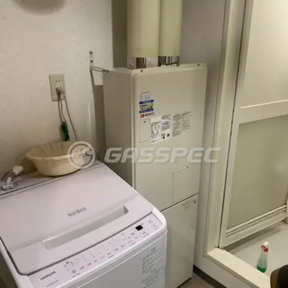 施工後の暖房熱源機（ノーリツ GTH-1644AWX-FF-1-KR BL）