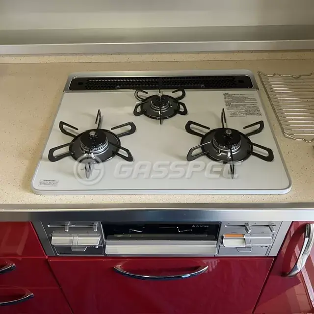 交換後のビルトインガスコンロ（パロマ PD-509WS-60CV）