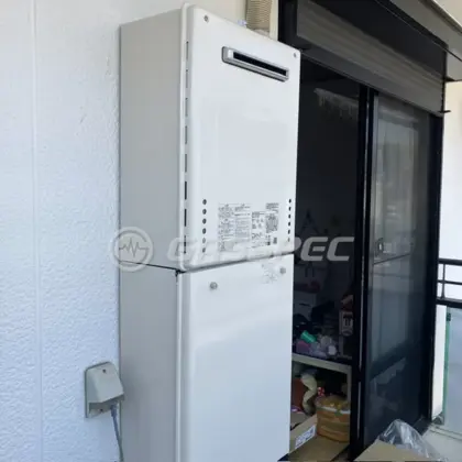 施工後の給湯器（ノーリツ GT-2070SAW BL）