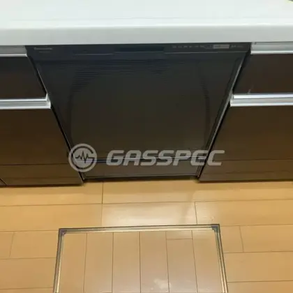 施工後のビルトイン食洗機（パナソニック NP-45RD9K）
