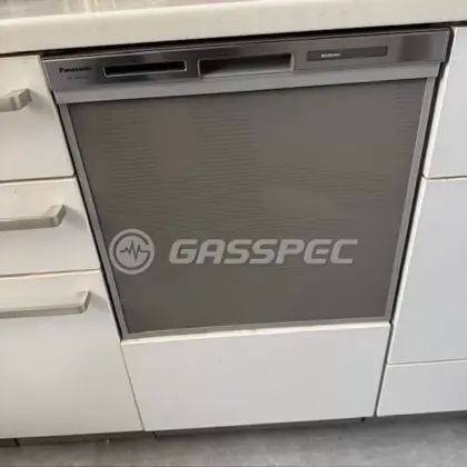 施工後のビルトイン食洗機（パナソニック NP-45MS9S）