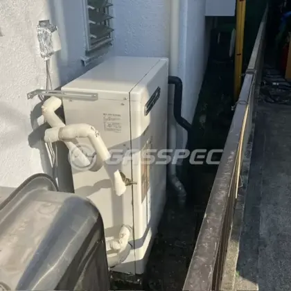施工後の給湯器（ノーリツ OTX-3707AYV）