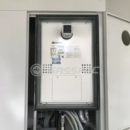施工後の暖房熱源機（ノーリツ GTH-CP2460SAW3H-T-1 BL）
