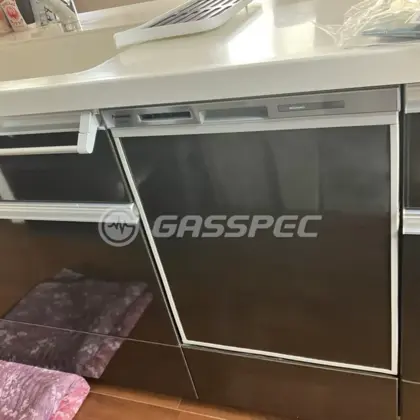 施工後のビルトイン食洗機（パナソニック NP-45MD9S）