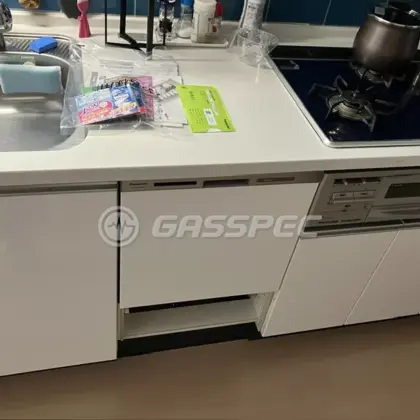 施工後のビルトイン食洗機（パナソニック NP-45MS9W）