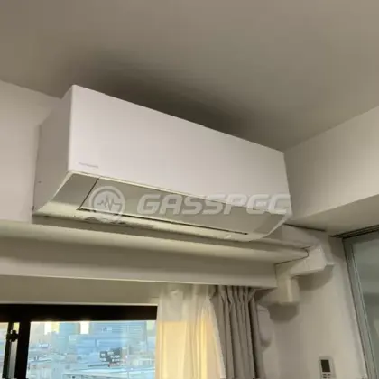 施工後のエアコン（パナソニック CS-405DEX2-W）