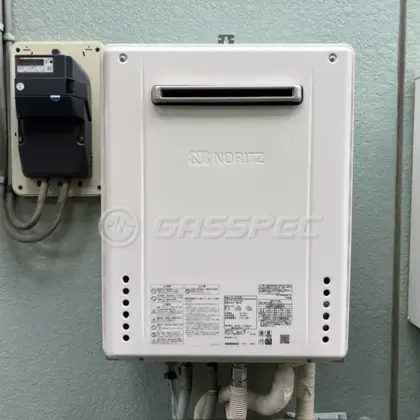施工後の給湯器（ノーリツ GT-2070SAW BL）