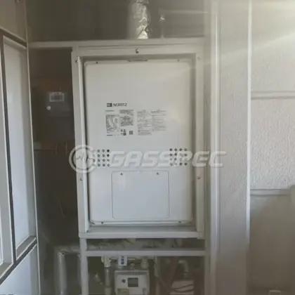 施工後の暖房熱源機（ノーリツ GTH-2454AW3H-H BL）