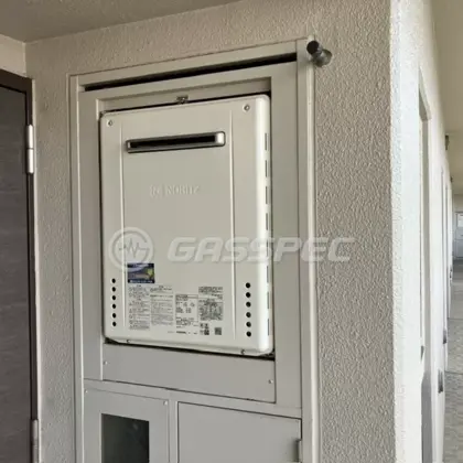 施工後の給湯器（ノーリツ GT-1670SAW BL）