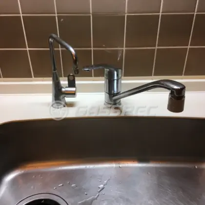 施工前の水栓・蛇口