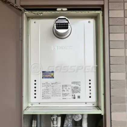 施工後の給湯器（ノーリツ GT-2470AW-T BL）