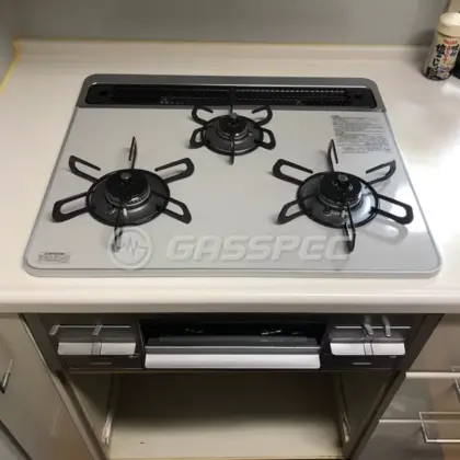 施工後のビルトインガスコンロ（パロマ PD-509WS-60CV）