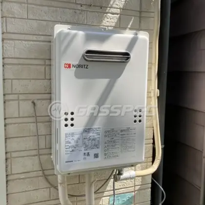 施工後の給湯器（ノーリツ GQ-1639WS-1）
