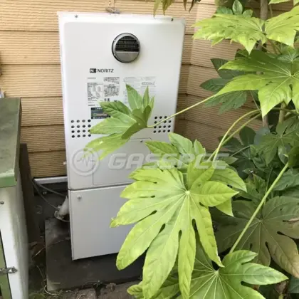 施工後の暖房熱源機（ノーリツ GTH-C2460AW-1 BL）