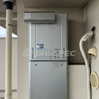 施工後の給湯器（ノーリツ GT-C2472SAW-L BL）