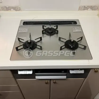 施工後のビルトインガスコンロ（ノーリツ N3WV6RWAP2SIC）
