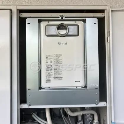施工後の給湯器（リンナイ RUJ-A1610T-L(A)）