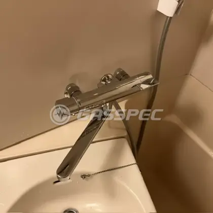 施工後の水栓・蛇口（TOTO TBV03406J1）