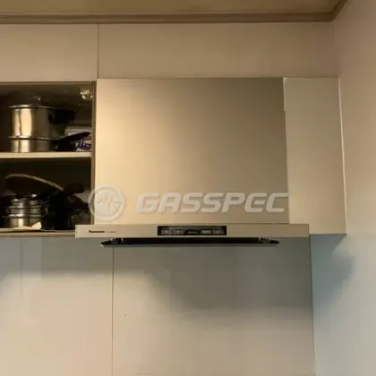 施工後のレンジフード（パナソニック FY-60DED3-S）