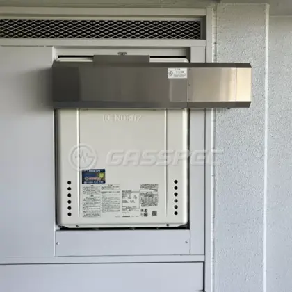 施工後の給湯器（ノーリツ GT-2470SAW BL）