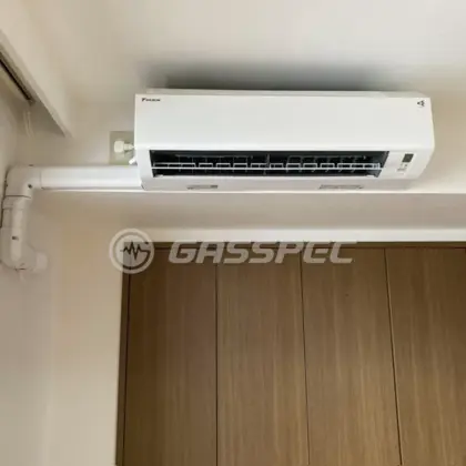 施工後のエアコン（ダイキン S565ATEP-W）