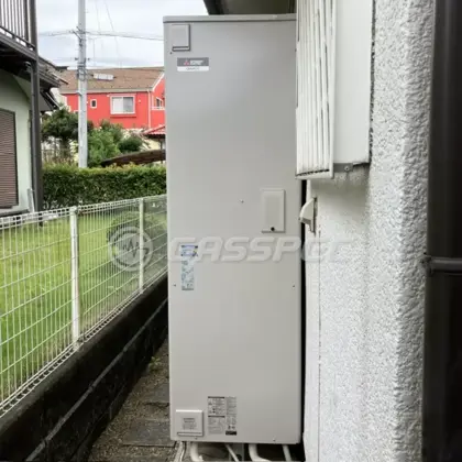 施工後の電気温水器（三菱 SRG-466G）
