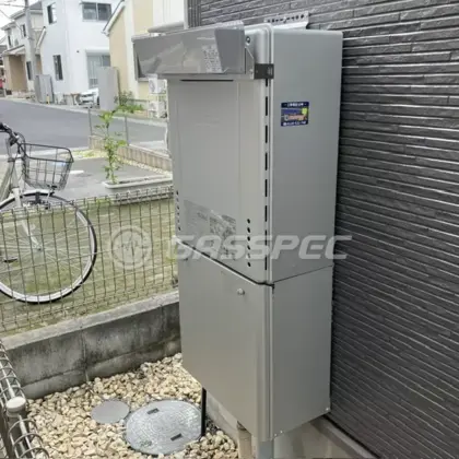 施工後の給湯器（ノーリツ GT-C2472SAW BL）